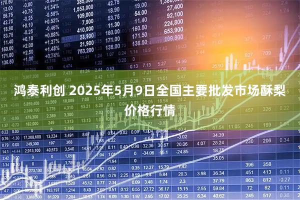鸿泰利创 2025年5月9日全国主要批发市场酥梨价格行情
