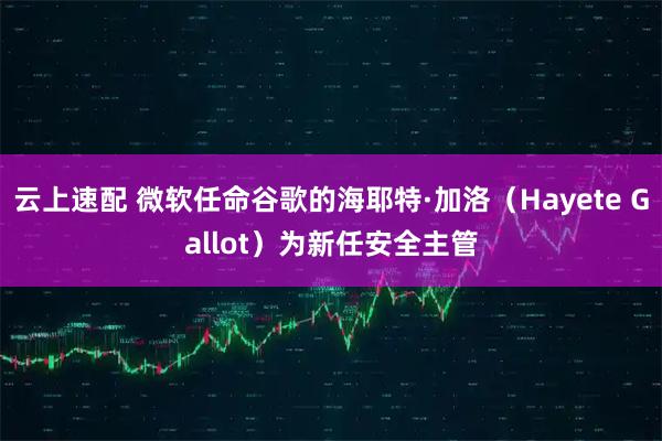 云上速配 微软任命谷歌的海耶特·加洛（Hayete Gallot）为新任安全主管
